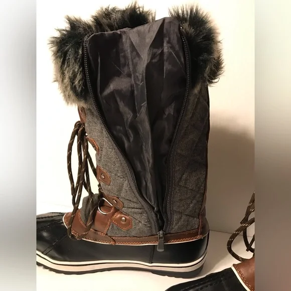 Dream Pairs winter snow insulated boots women size 11 - Picture 2 of 12